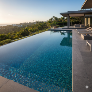 Piscinas de Hormigón con Revestimiento de Azulejos